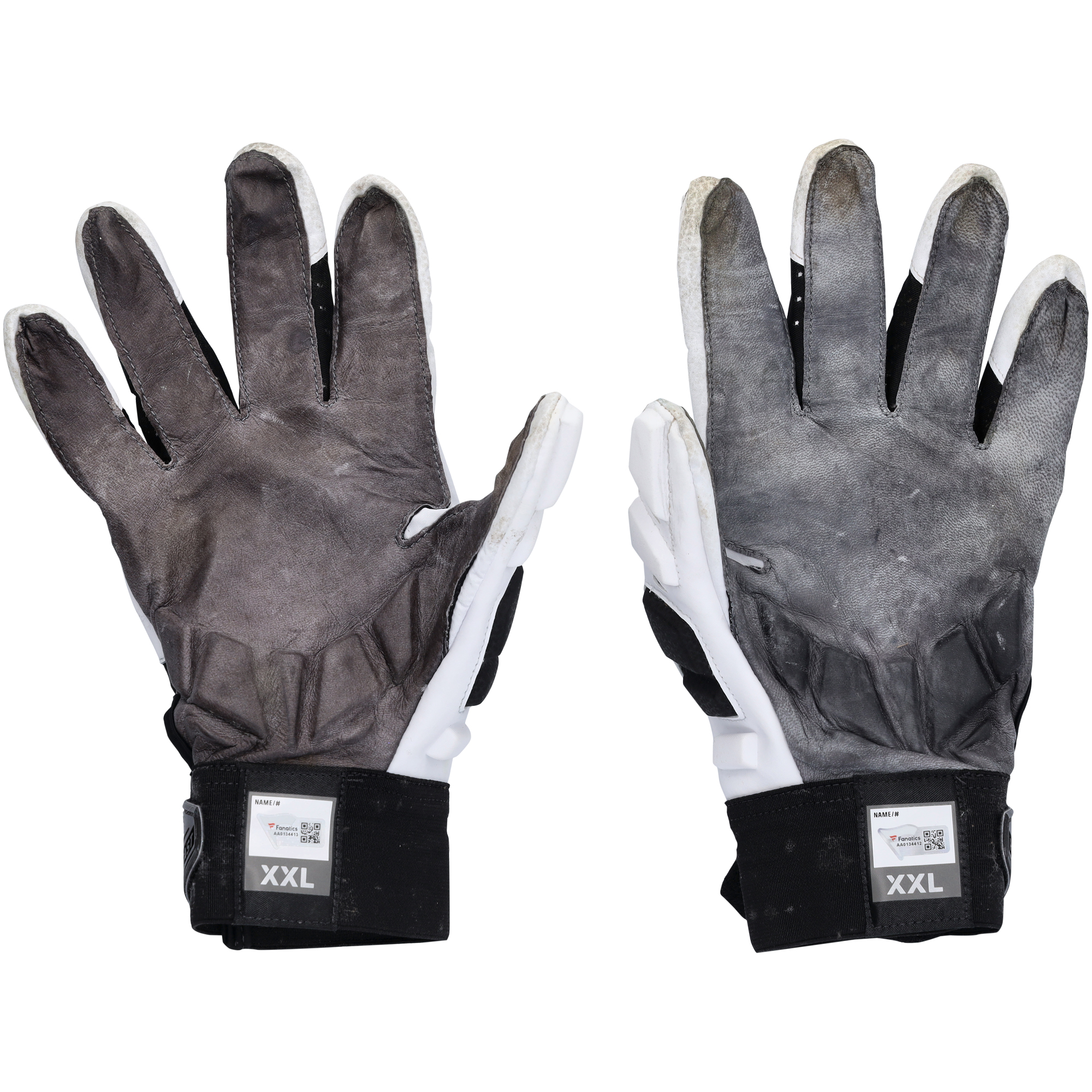Joel Bitonio Cleveland Browns Game-Used Nike White Gloves vs. Baltimore Ravens on December 17 2022 - Image 5