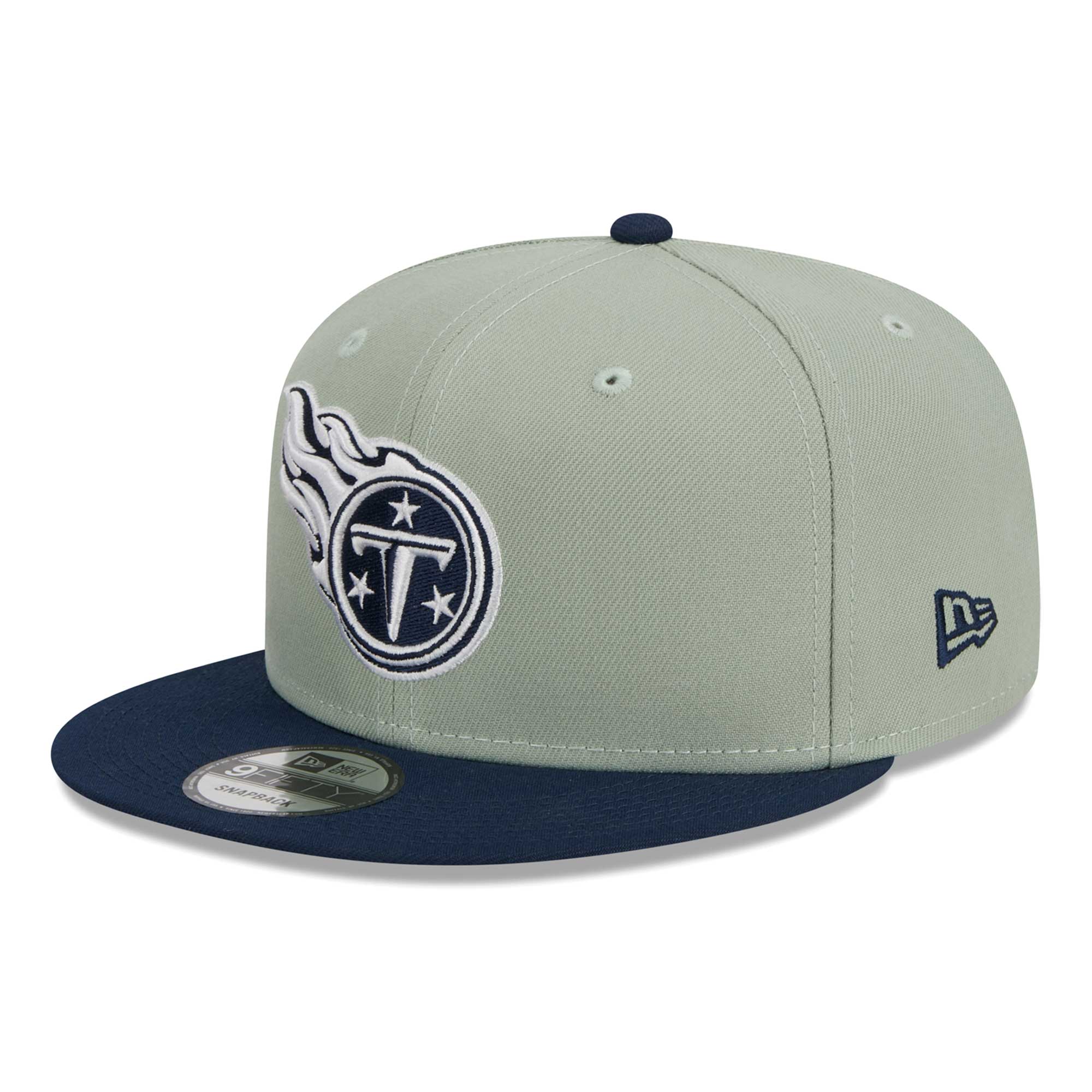 Men's New Era Green/Navy Tennessee Titans 2-Tone Color Pack 9FIFTY Snapback Hat