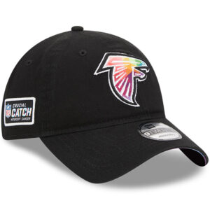 Men's New Era  Black Atlanta Falcons 2023 NFL Crucial Catch 9TWENTY Adjustable Hat