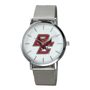 Men's Silver Boston College Eagles Plexus Stainless Steel Watch
