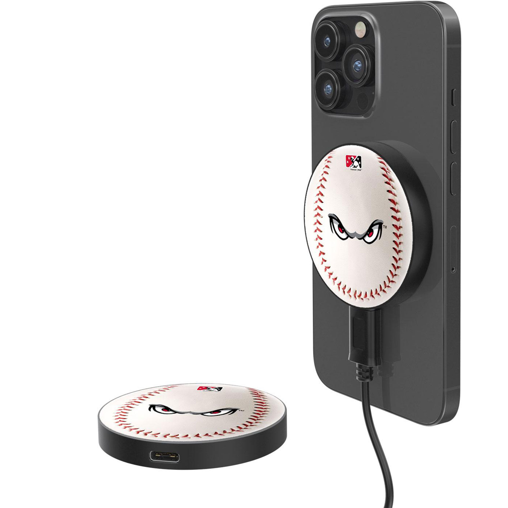 Lake Elsinore Storm 10-Watt Football Design Wireless Magnetic Charger