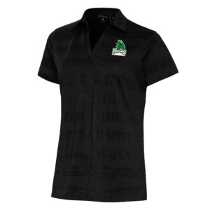 Women's Antigua Black Dayton Dragons Compass Polo