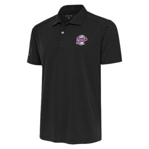 Men's Antigua  Gray Rome Braves Tribute Polo