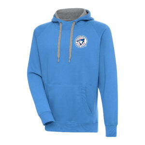 Men's Antigua  Powder Blue Dunedin Blue Jays Victory Pullover Hoodie