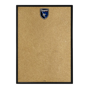 San Jose Earthquakes 19" x 27" Framed Cork Board
