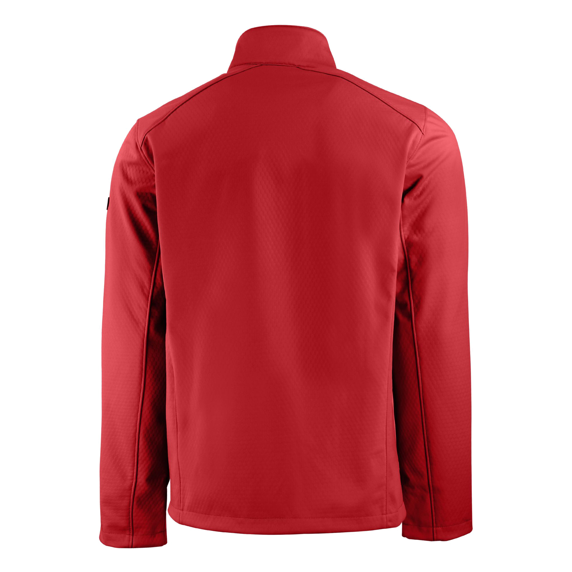 Men's Cutter & Buck Red Utah Utes Evoke Eco Softshell Recycled Full-Zip Jacket - Image 7