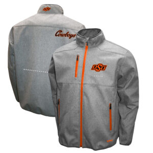 Men's Franchise Club Gray Oklahoma State Cowboys X-Tech Full-Zip Jacket