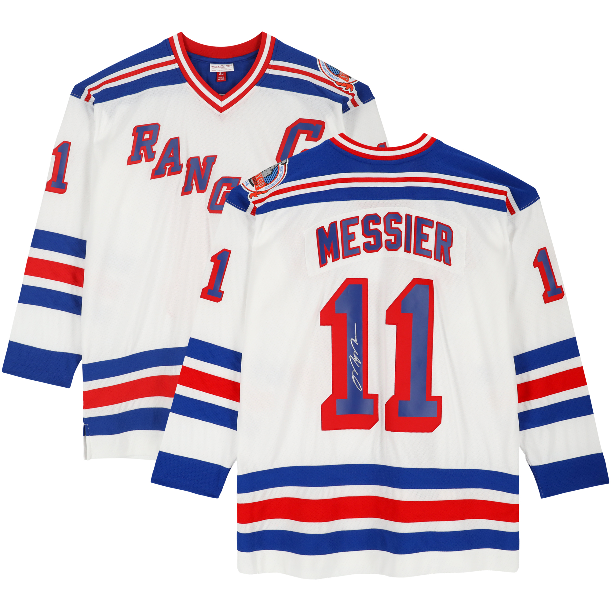 Mark Messier New York Rangers Autographed White Mitchell & Ness Replica Jersey