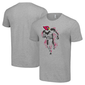 Men's Starter Heather Gray Arizona Cardinals Logo Graphic T-Shirt