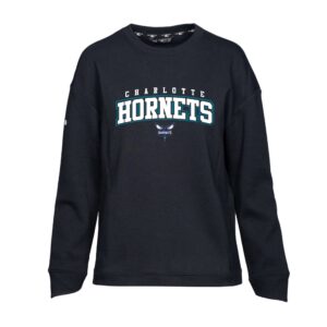 Women's Levelwear Black Charlotte Hornets Fiona Fashion Top