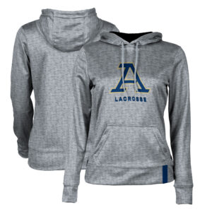 Women's ProSphere Gray Akron Zips Lacrosse Logo Pullover Hoodie