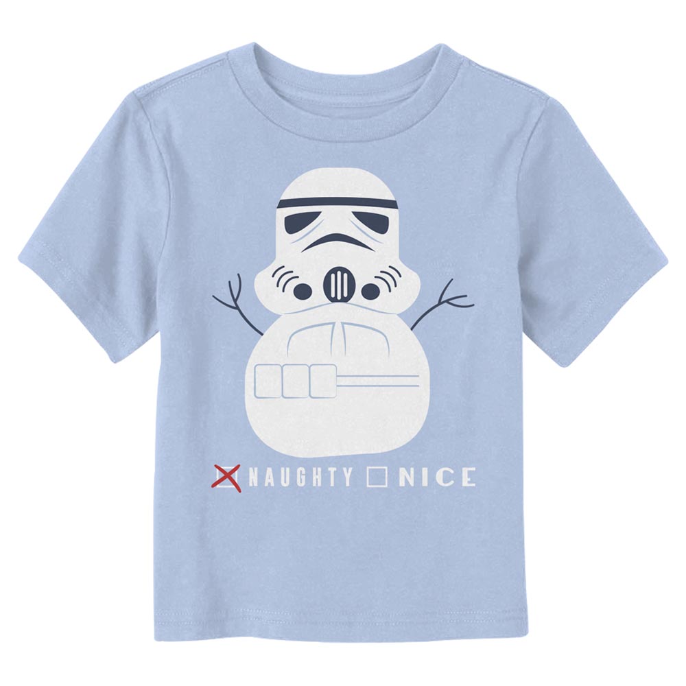 Toddler Mad Engine Light Blue Star Wars Snow Trooper Graphic T-Shirt