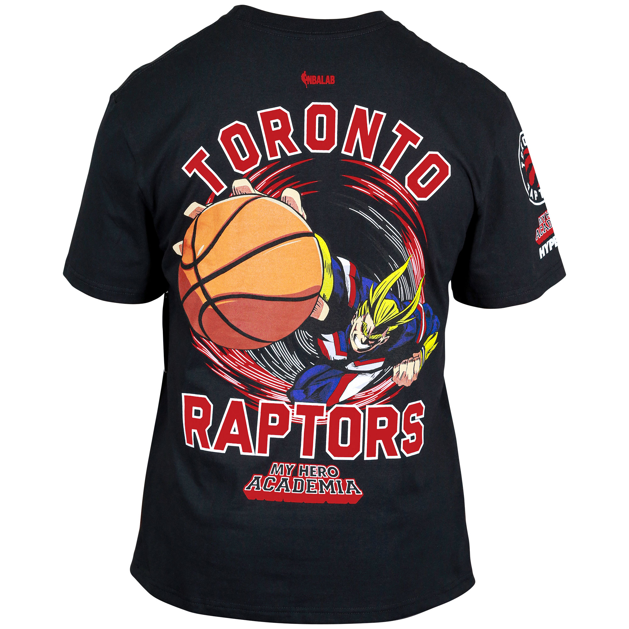 Unisex Hyperfly Black Toronto Raptors NBA x My Hero Academia All Might Smash T-Shirt - Image 11
