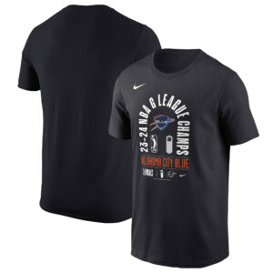 Men's Nike Black Oklahoma City Blue 2024 NBA G-League Champions Core T-Shirt