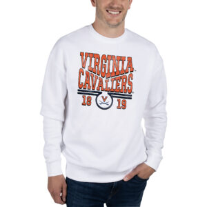 Unisex Uscape Apparel White Virginia Cavaliers Coastal Fleece Pullover Sweatshirt