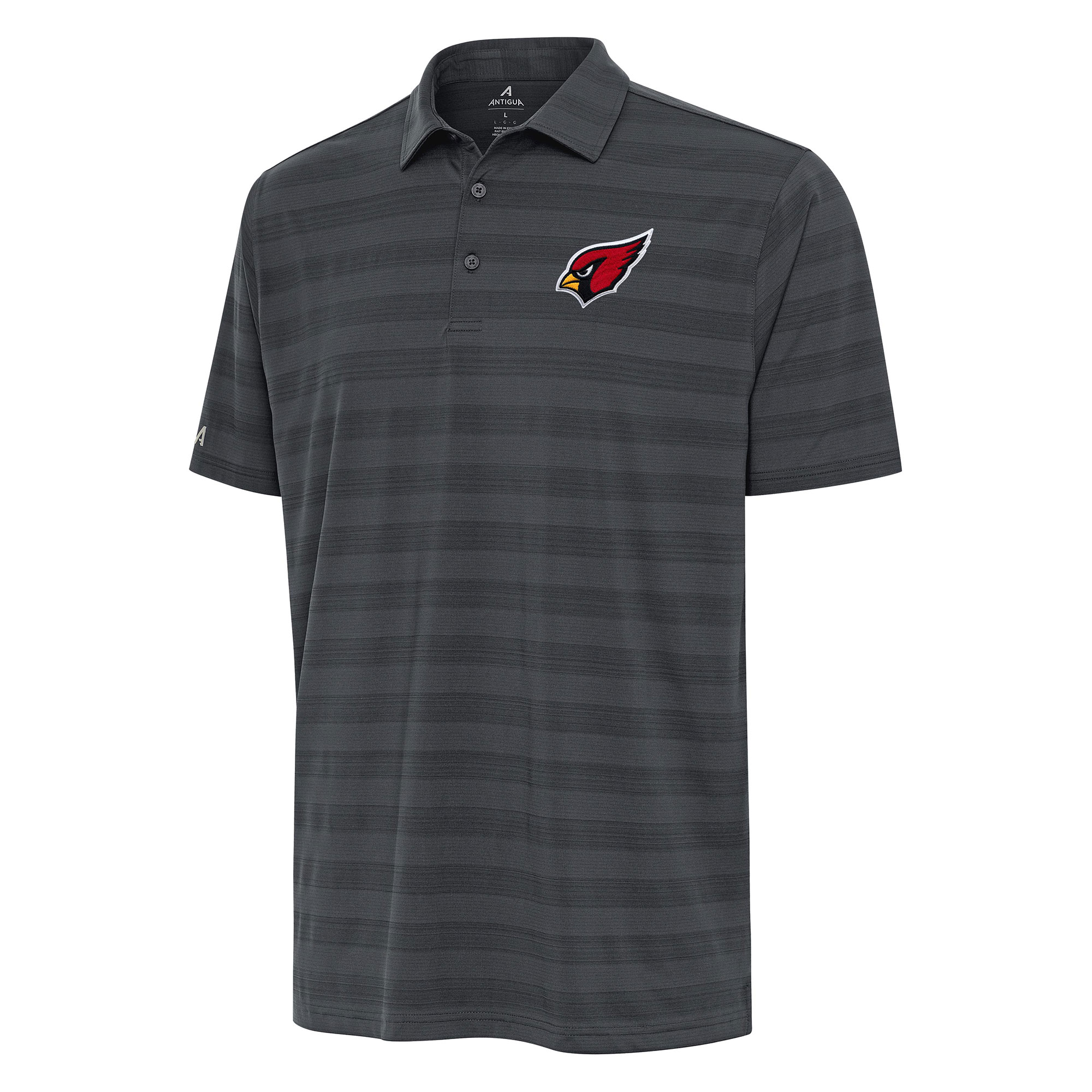 Men's Antigua Pewter Arizona Cardinals Tunnel Polo