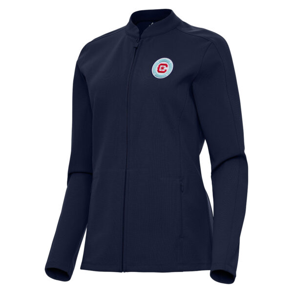 Women's Antigua Navy Chicago Fire Regard Full-Zip Jacket