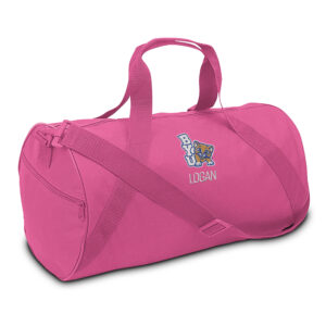 Youth Pink BYU Cougars Personalized Duffel Bag