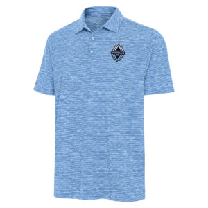 Men's Antigua  Heather Blue Vancouver Whitecaps FC Static Polo