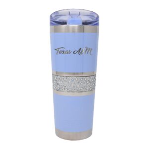 Light Blue Texas A&M Aggies 20oz. MyBevi Rhinestone Hollywood Tumbler