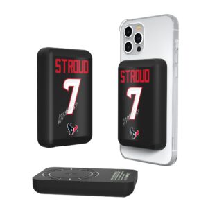 Keyscaper C.J. Stroud Houston Texans 5000mAh Wireless Magnetic Power Bank