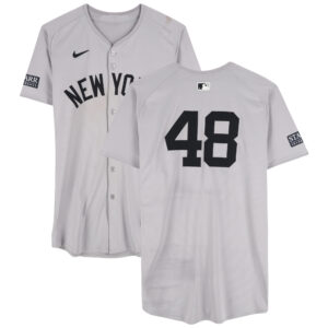 Anthony Rizzo New York Yankees Game-Used #48 Gray Jersey vs. Oakland Athletics on September 22, 2024