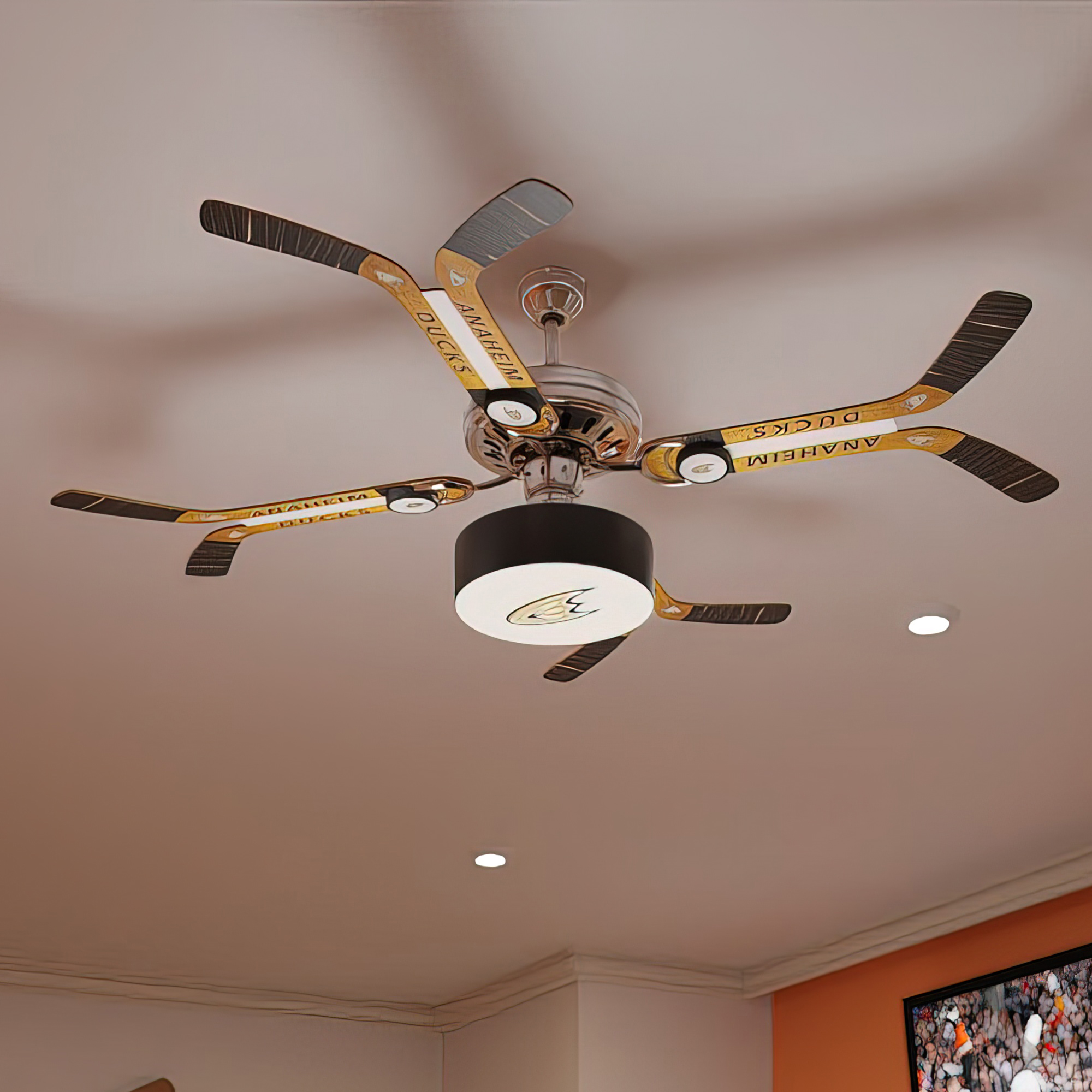 Anaheim Ducks Double Stick Home Ceiling Fan