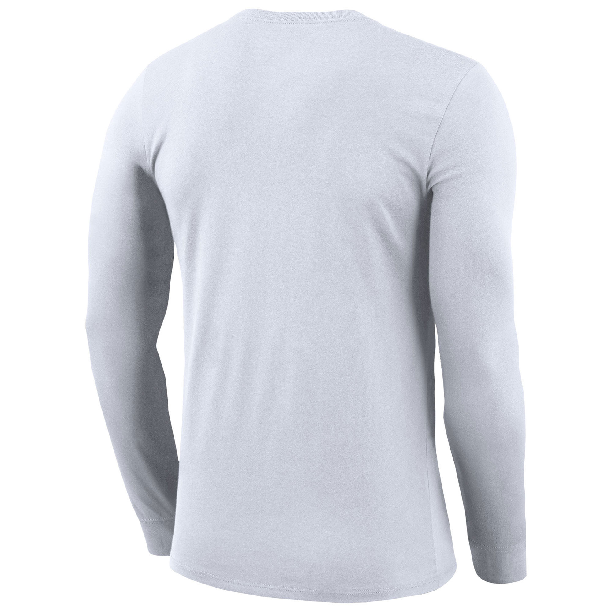 Nike White Boise State Broncos 2023 On Court Bench Long Sleeve T-Shirt - Image 7