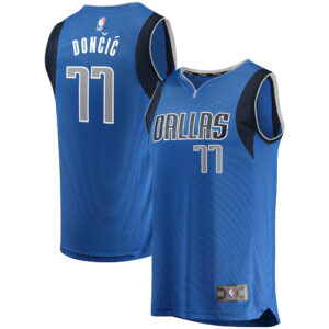 Youth Fanatics Luka Dončić Blue Dallas Mavericks Fast Break Replica Jersey - Icon Edition