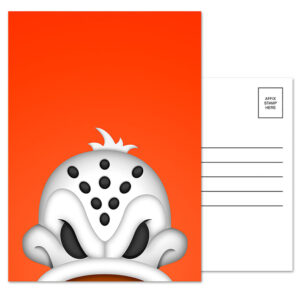 Anaheim Ducks 5-Count Mascot Postcard Set