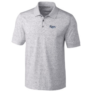 Tampa Bay Rays Cutter & Buck Advantage Polo Space Dye - Gray