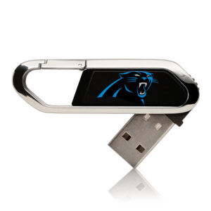 Carolina Panthers Solid Clip USB Flash Drive