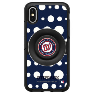 OtterBox Washington Nationals Otter + Pop Polka Dot iPhone Case with Integrated PopSockets PopGrip