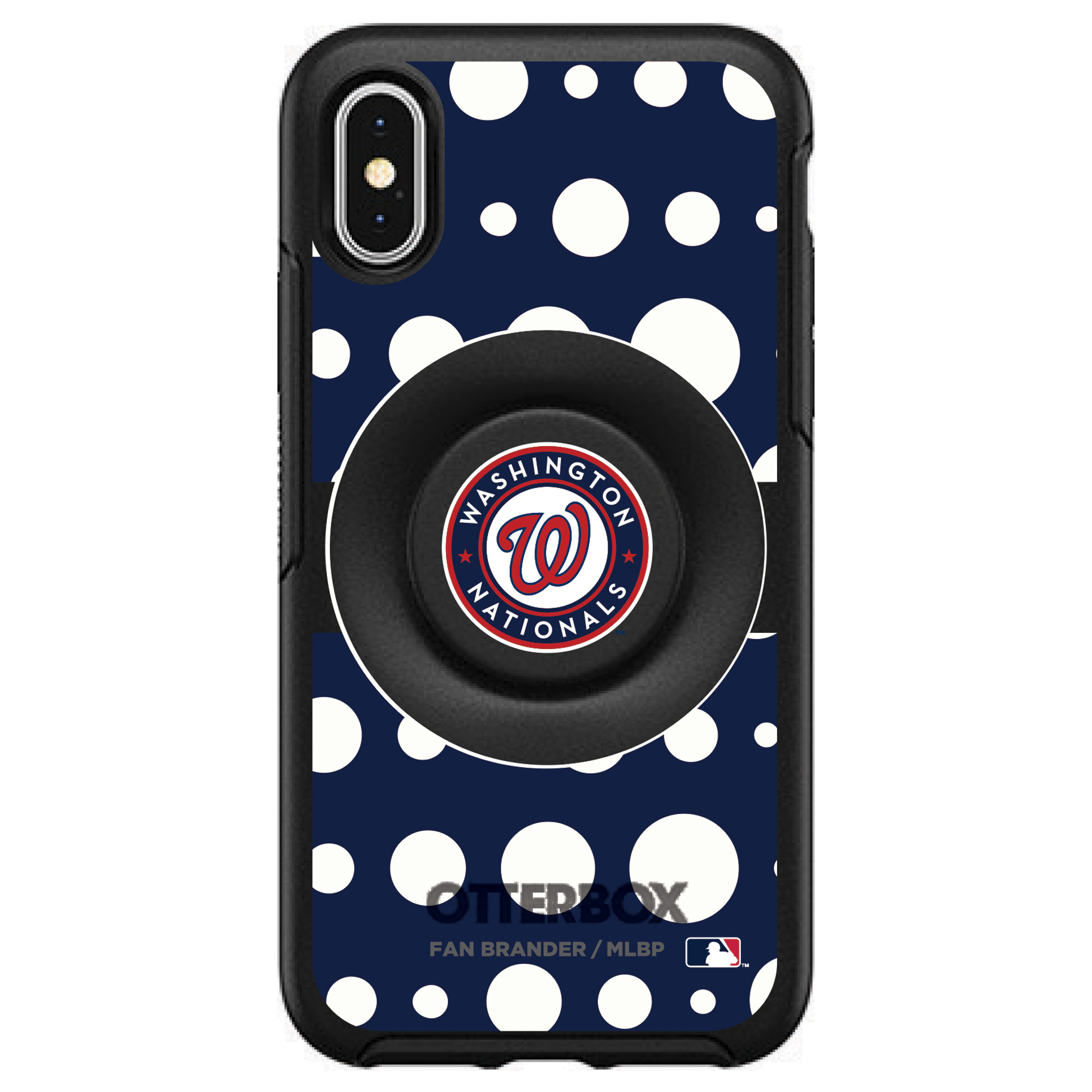 OtterBox Washington Nationals Otter + Pop Polka Dot iPhone Case with Integrated PopSockets PopGrip