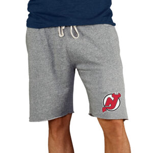 Men's Concepts Sport Gray New Jersey Devils Mainstream Terry Shorts