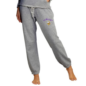 Women's Concepts Sport Gray Minnesota Vikings Mainstream Knit Jogger Pants