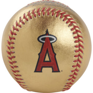 Los Angeles Angels Rawlings Gold Leather Baseball