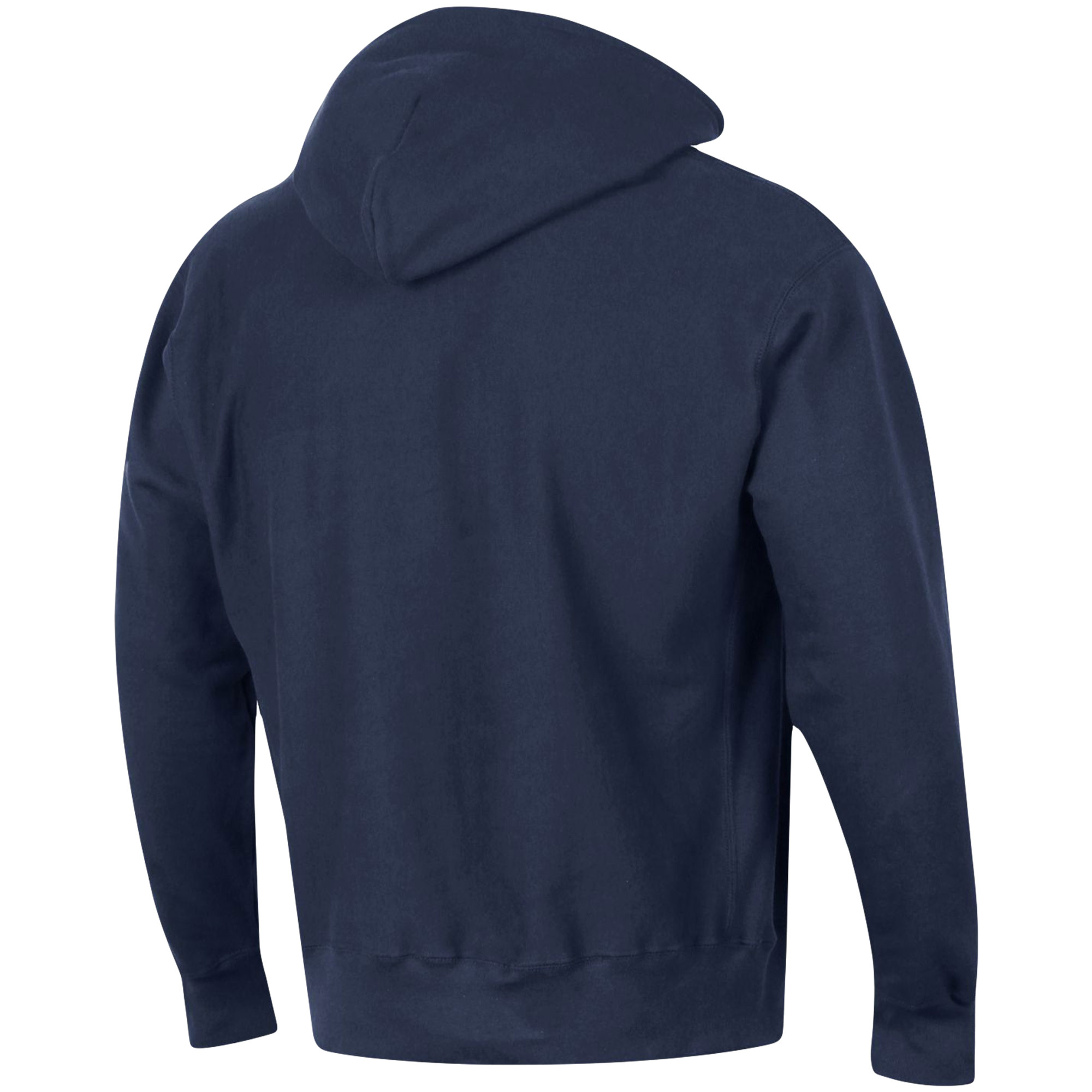 Men's Champion Navy North Carolina Tar Heels Team Arch Reverse Weave Pullover Hoodie - Image 7
