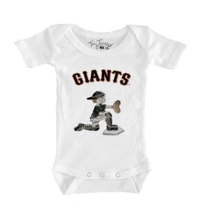 Infant Tiny Turnip White San Francisco Giants Caleb the Catcher Bodysuit