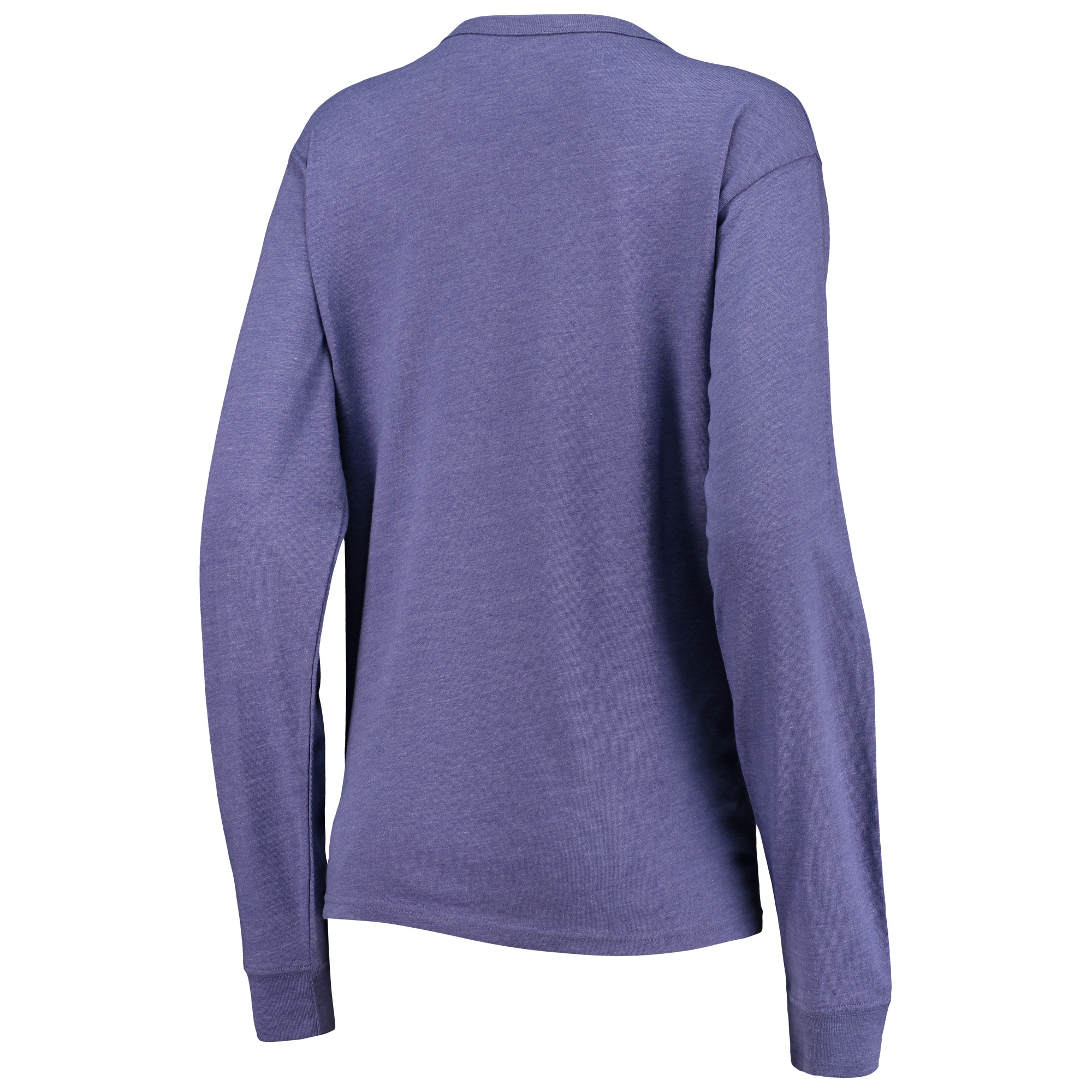 Women's League Collegiate Wear Heathered Purple LSU Tigers Seal Victory Falls Oversized Tri-Blend Long Sleeve T-Shirt - Image 7
