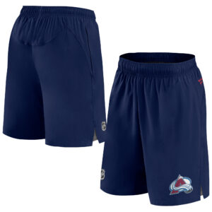 Men's Fanatics Navy Colorado Avalanche Authentic Pro Rink Shorts