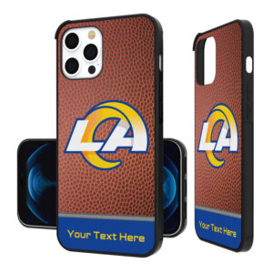 Los Angeles Rams Personalized Football Design iPhone Bump Case