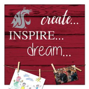 Washington State Cougars 18'' x 18'' Create Inspire Dream Sign