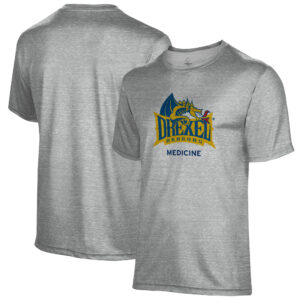 Men's Gray Drexel Dragons Medicine Name Drop T-Shirt