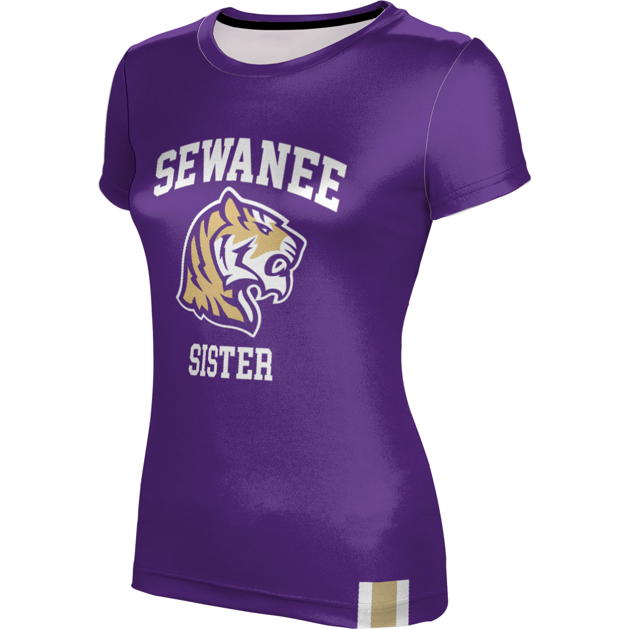 Women's Purple University of the South Tigers Sister T-Shirt - Image 3