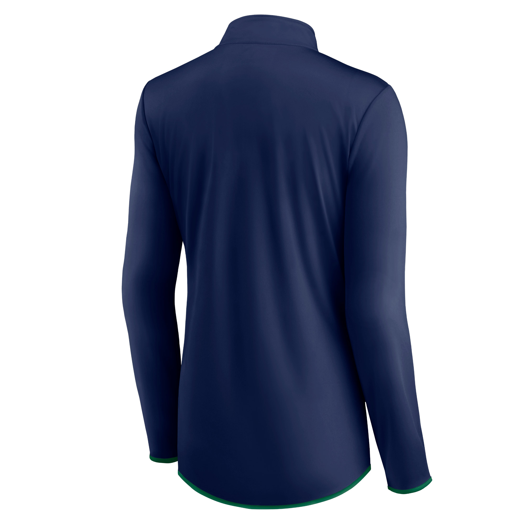 Women's Fanatics Navy Notre Dame Fighting Irish Worth the Drive Quarter-Zip Top - Image 10