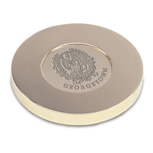Gold Georgetown Hoyas Paperweight