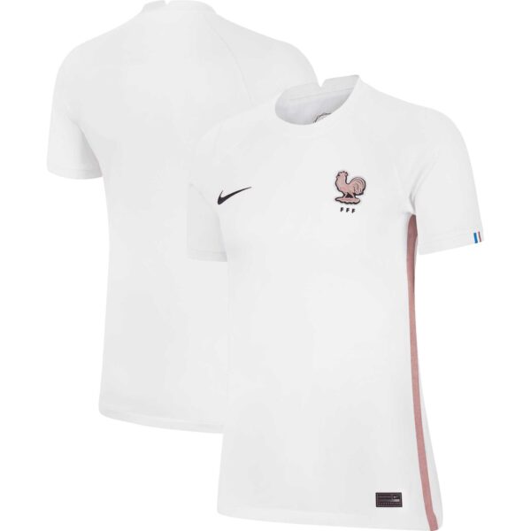 Women's Nike White France Women's National Team 2022/23 Away Replica Blank Jersey