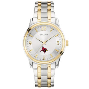 Bulova Silver St. John Fisher Cardinals Classic Two-Tone Round Watch