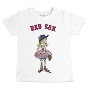 Infant Tiny Turnip White Boston Red Sox Baseball Babes T-Shirt